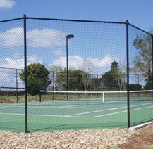 Tennis Court Lighting and Fencing | New England Tennis and Track